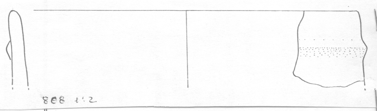 vaso cilindrico - Facies Terramara (Età del Bronzo Antico - Medio)