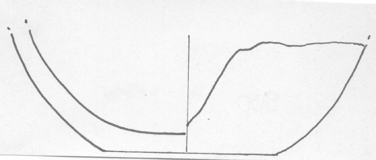 fondo di vaso - Facies Terramara (Età del Bronzo medio)