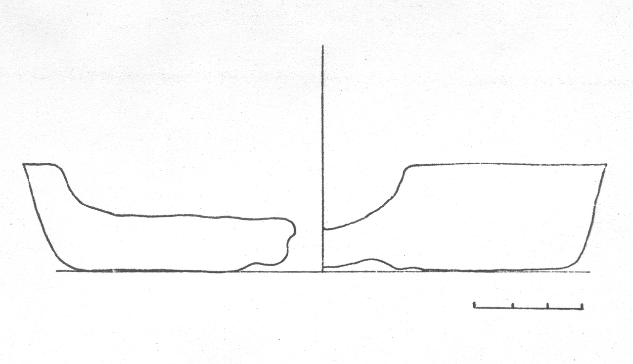 fondo di vaso - Facies Terramaricola (Età del Bronzo tardo)