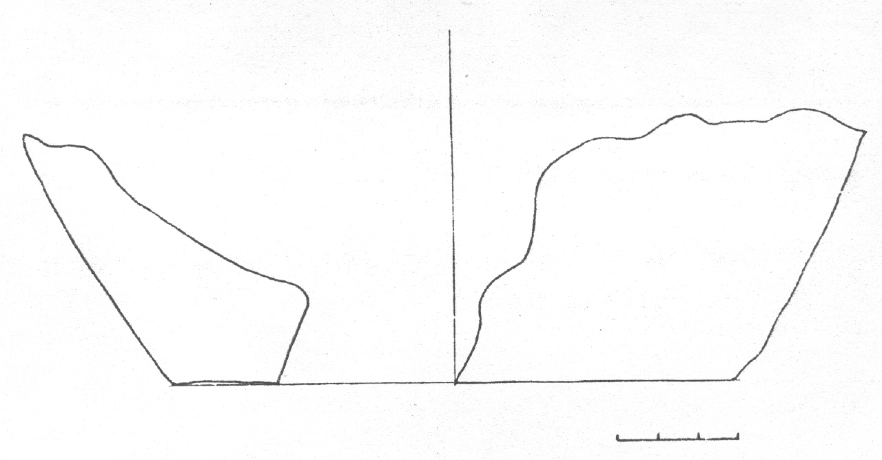 fondo di vaso - Facies Terramaricola (Età del Bronzo tardo)