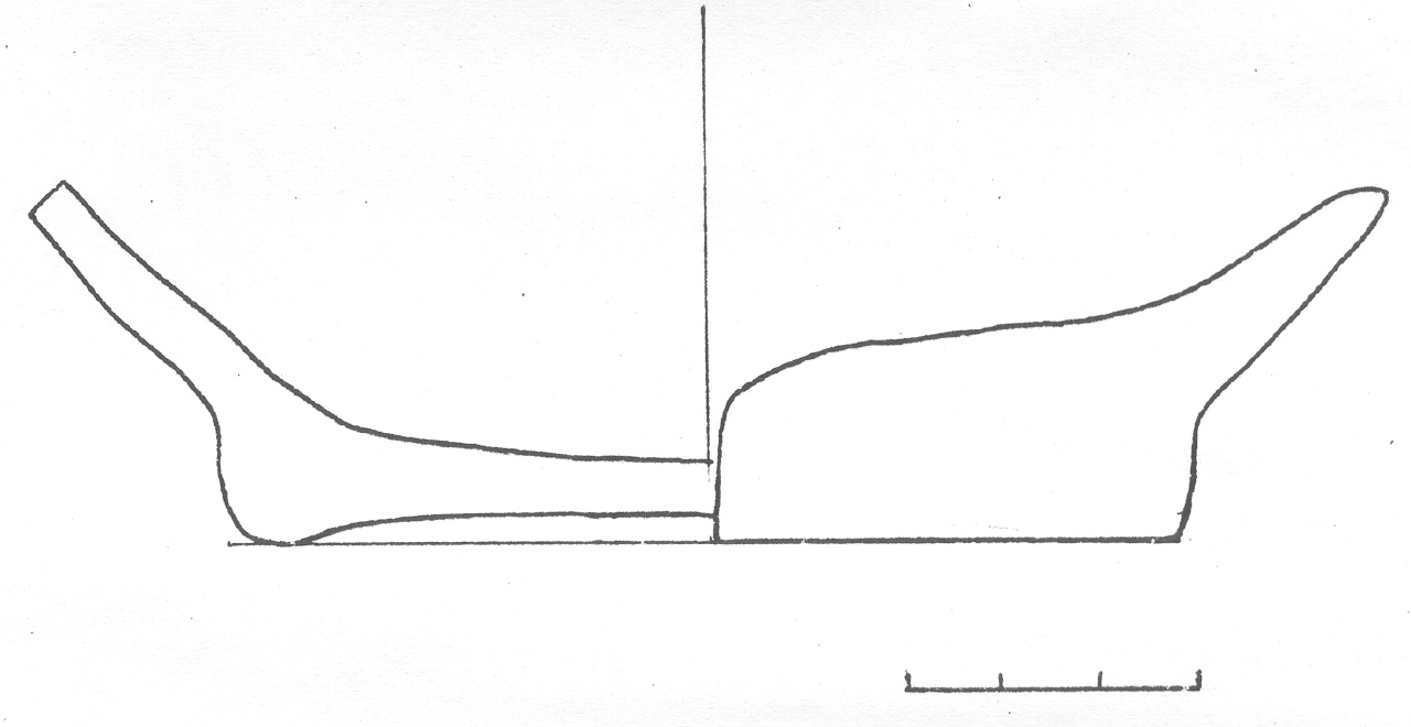 fondo di vaso - Facies Terramaricola (Età del Bronzo tardo)