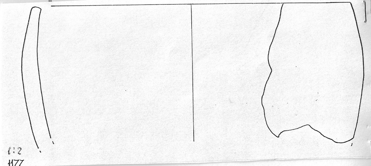 vaso ovoide - Facies Terramara (Età del Bronzo Antico - Medio)