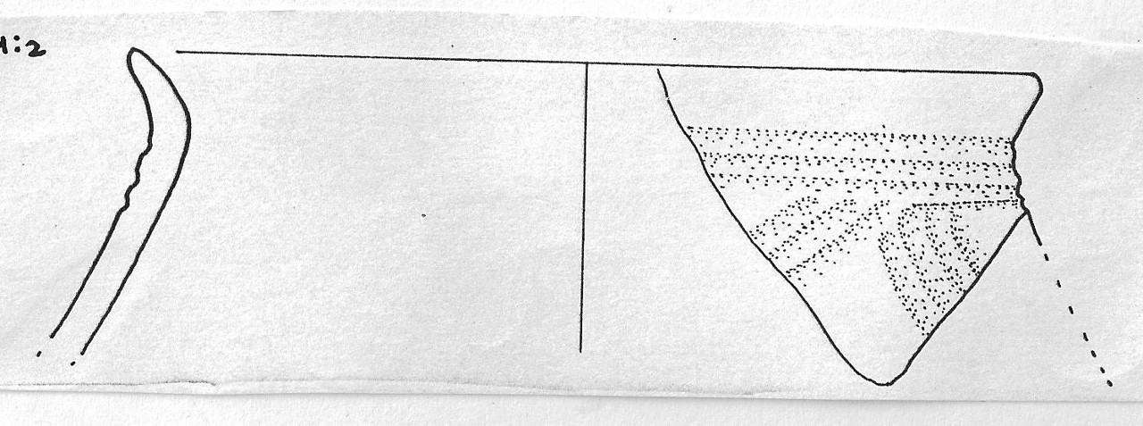 vaso biconico - Facies Terramara (Età del Bronzo Antico - Medio)