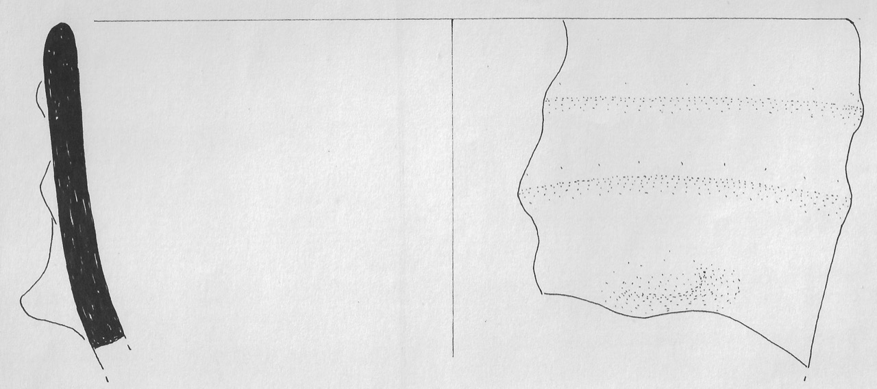 vaso/ troncoconico - Facies Terramara (Età del bronzo)