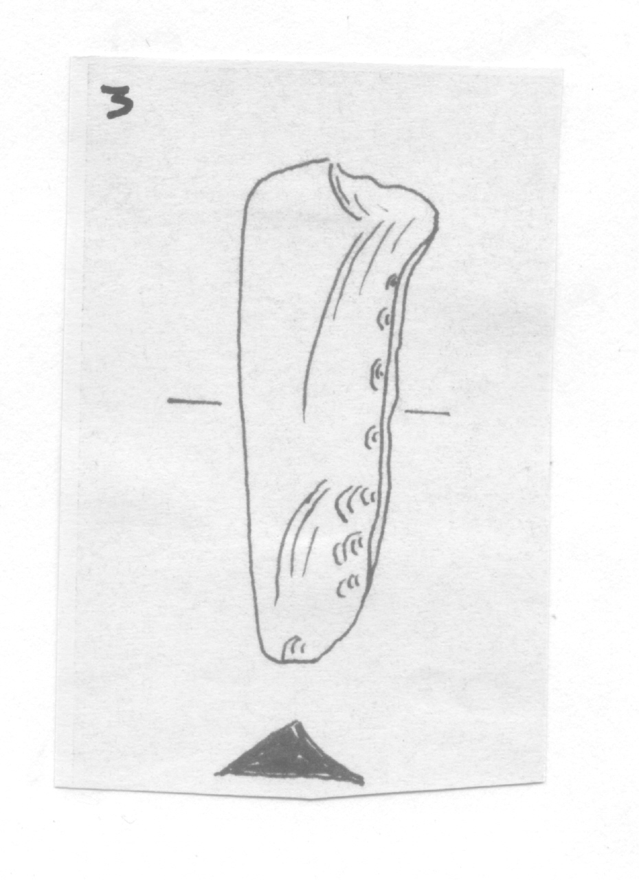 grattatoio - Facies Terramaricola (Età del Bronzo Antico - Medio)