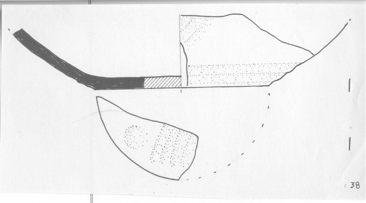 ciotola/ fondo - Facies Terramara (Età del bronzo)