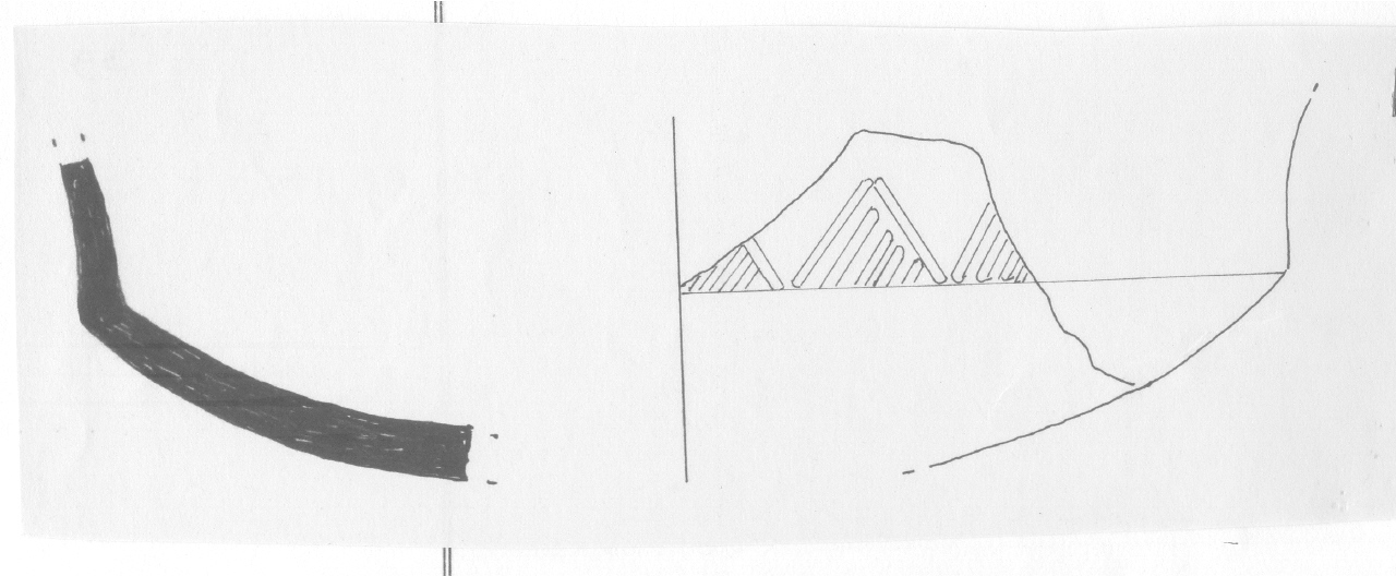 tazza - Facies Terramara (Età del bronzo)