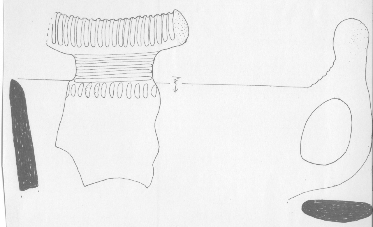 tazza - Facies Terramara (Età del bronzo)