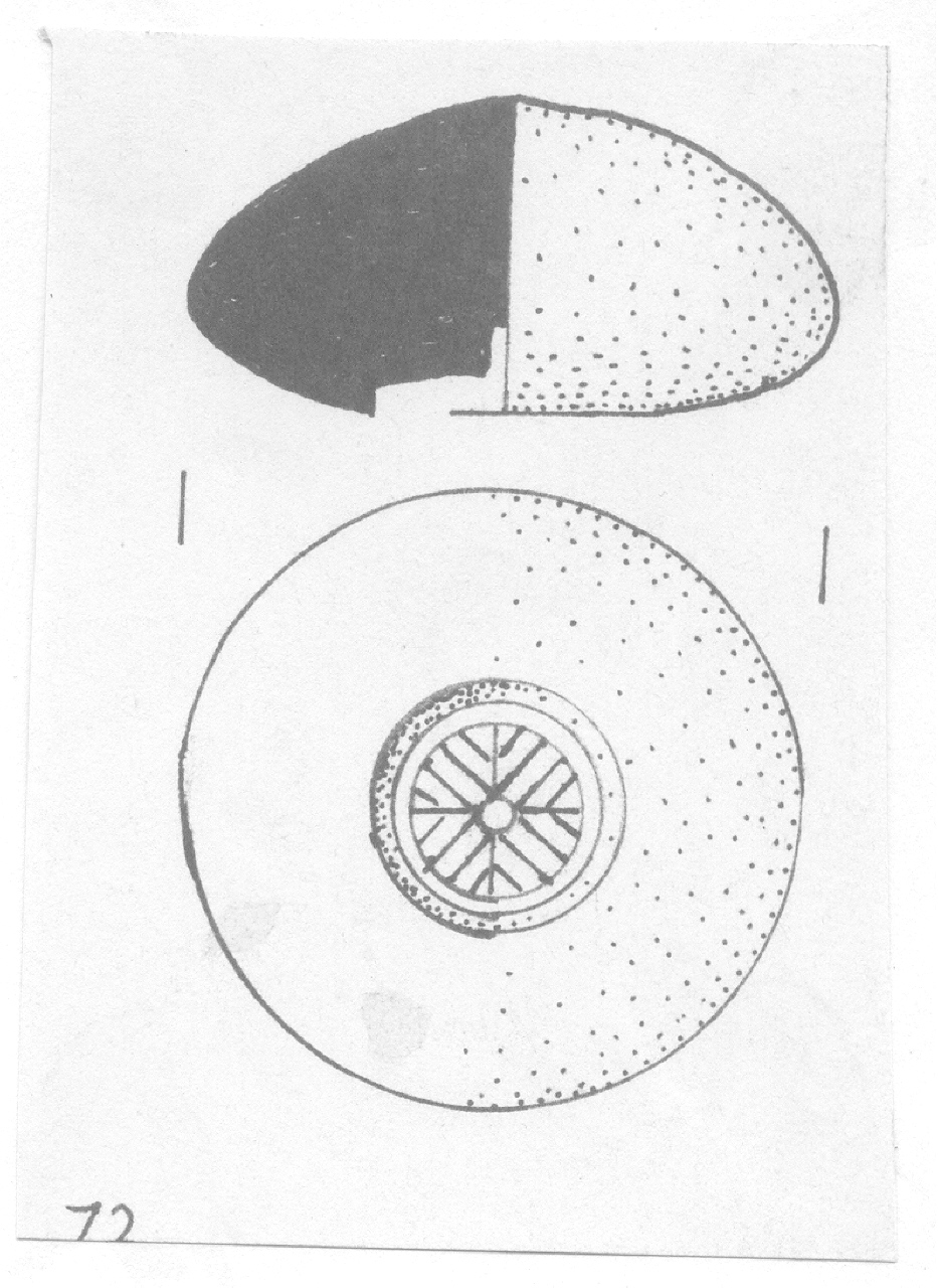disco - Facies Terramara (Età del bronzo)