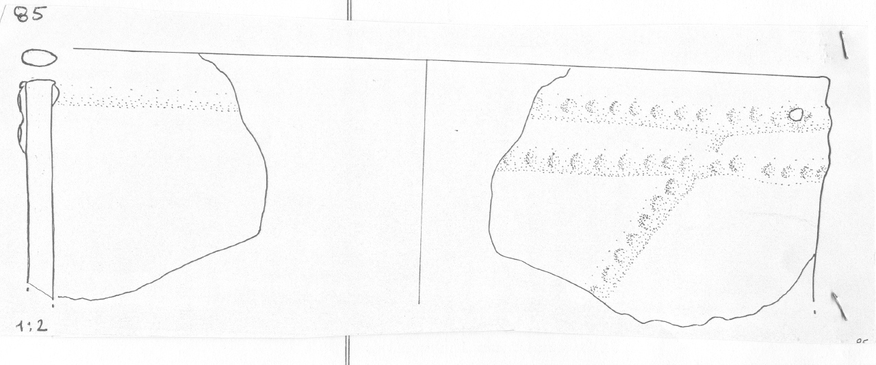 vaso - Facies Terramara (Età del bronzo)