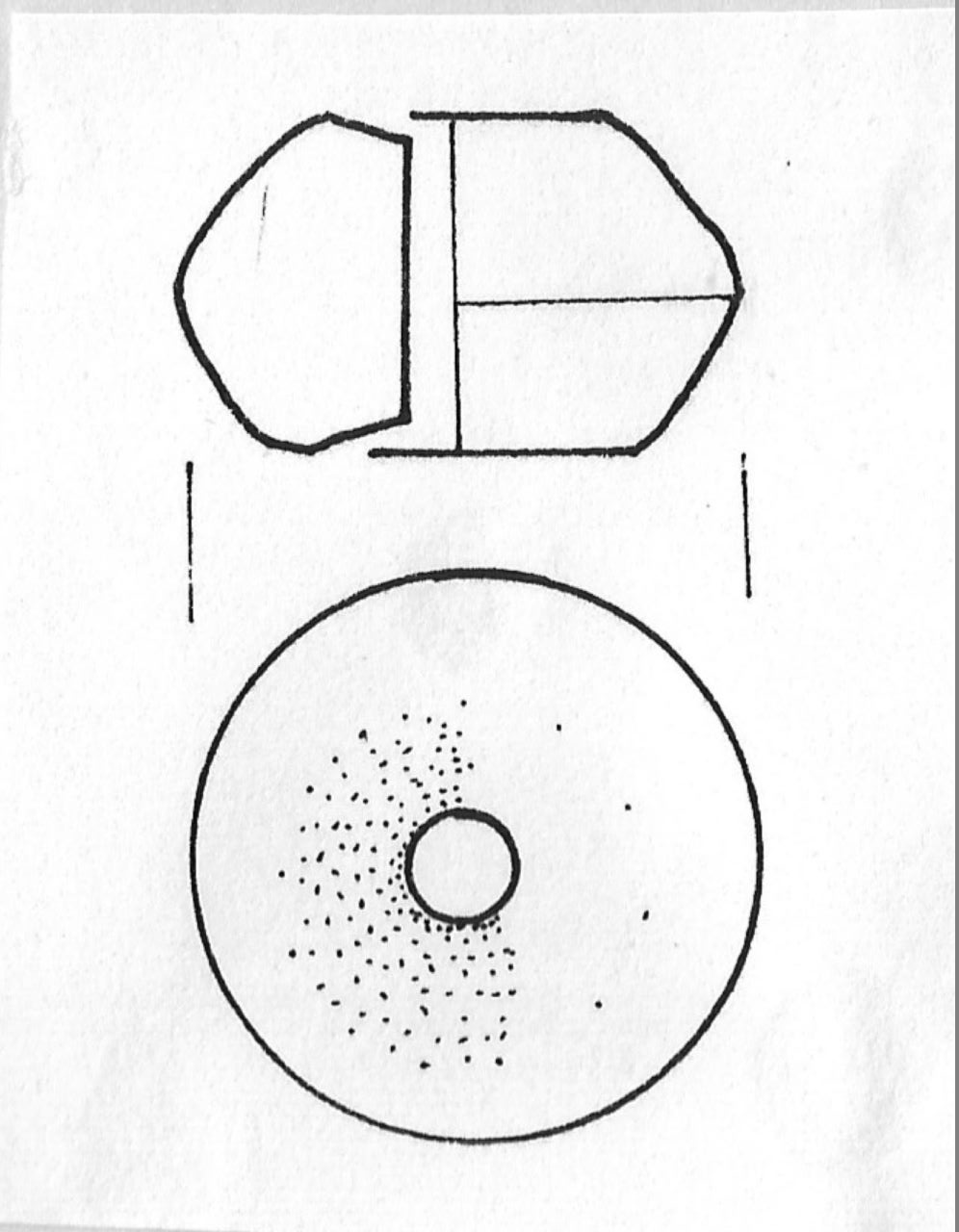 fuseruola/ biconica - Facies Terramaricola (Tardo Minoico II)