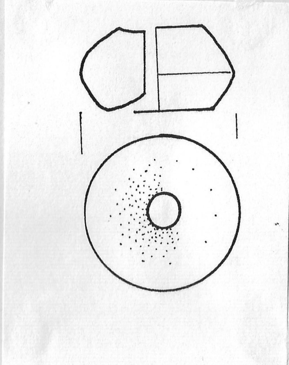 fuseruola/ biconica - Facies Terramaricola (Tardo Minoico II)
