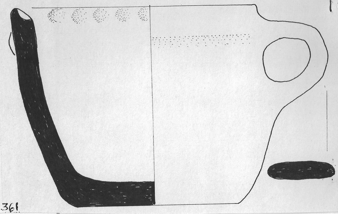 boccale - Facies Terramara (Età del bronzo)