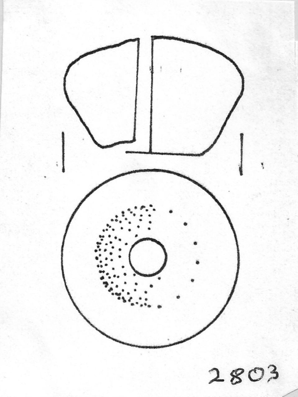 fuseruola/ biconica - Facies Terramaricola (Tardo Minoico II)