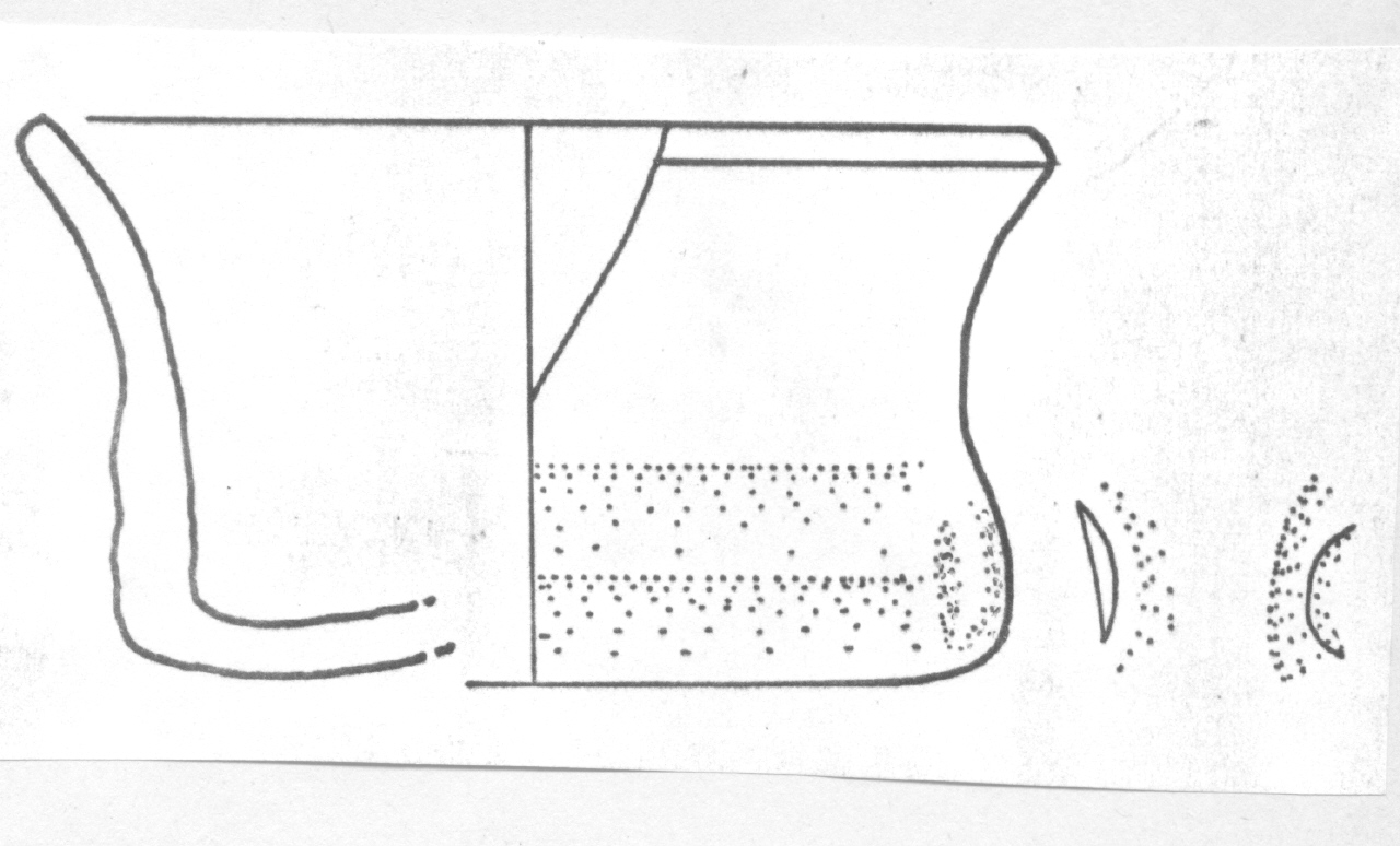 tazza - Facies Terramara (Età del bronzo)