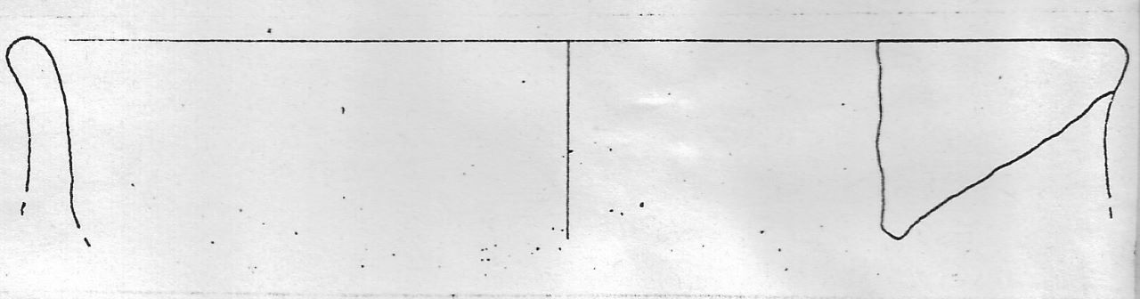 tazza carenata - Facies Terramaricola (Tardo Minoico II)