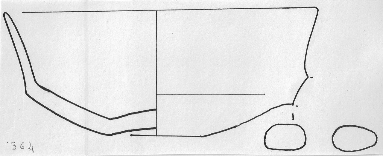 tazza - Facies Terramara (Età del bronzo)