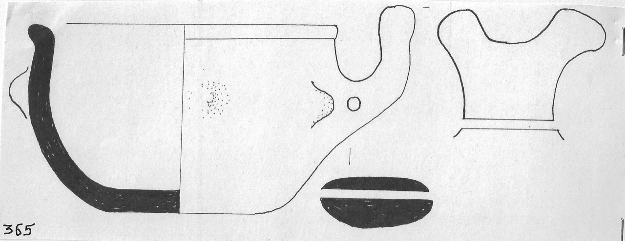 tazza - Facies Terramara (Età del bronzo)