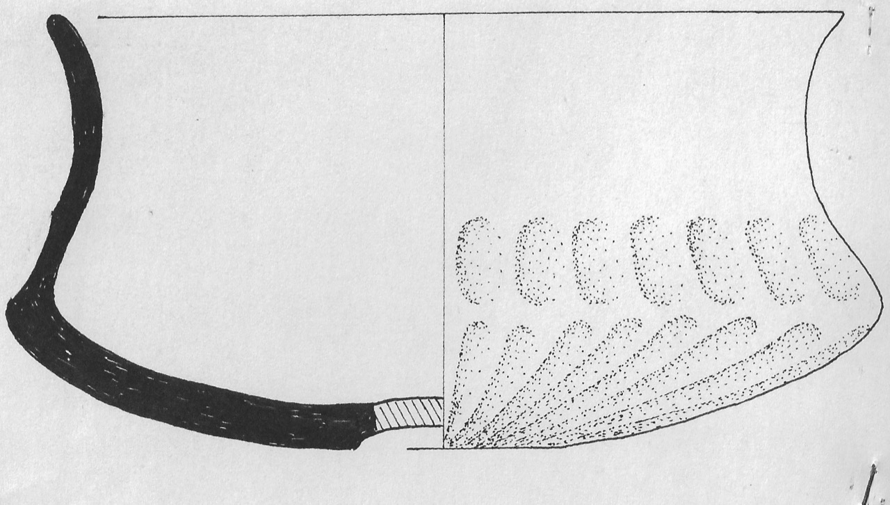 tazza - Facies Terramara (Età del bronzo)