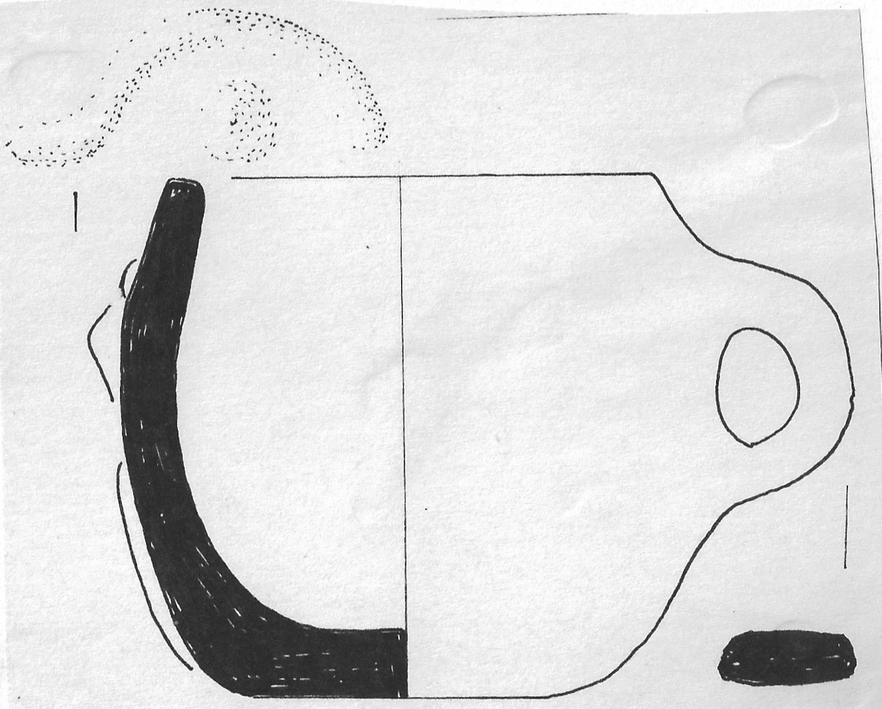 boccale - Facies Terramara (Età del bronzo)