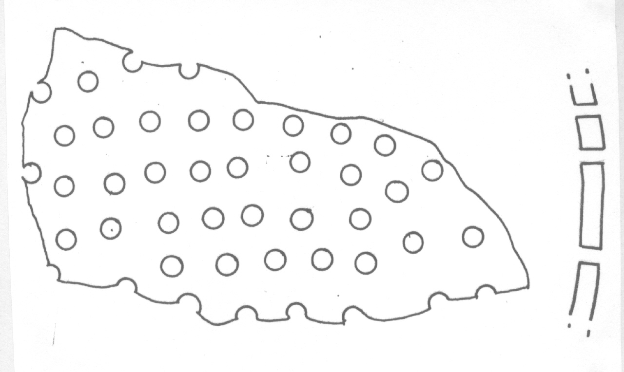 vaso/ fondo - Facies Terramara (Età del bronzo)