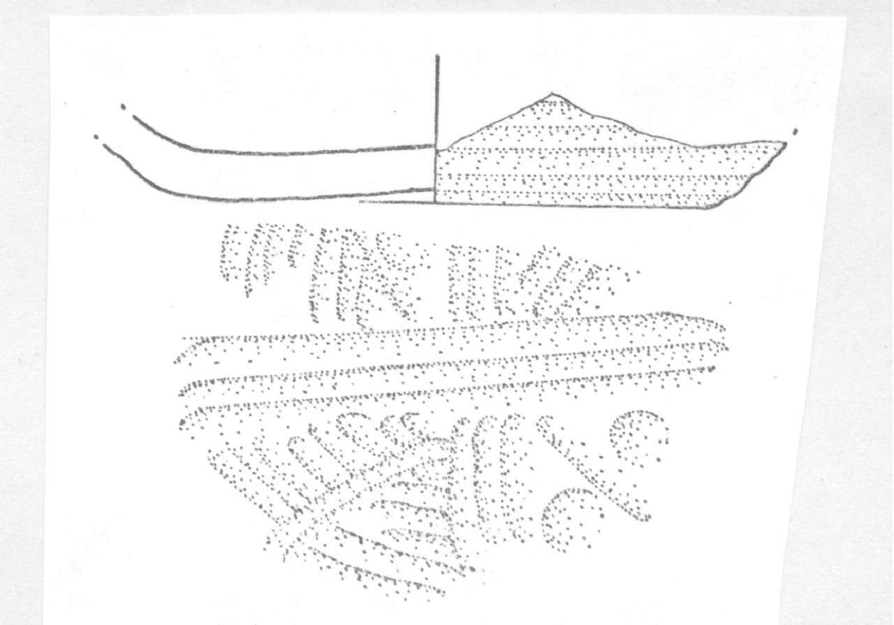 scodella/ fondo - Facies Terramara (Età del bronzo)