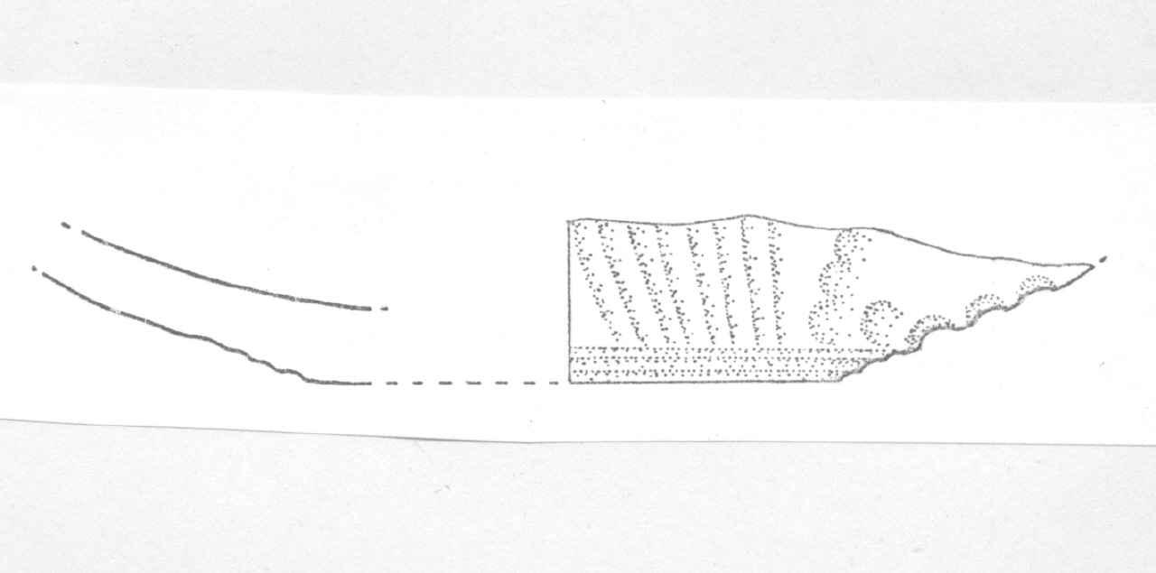 scodella/ fondo - Facies Terramara (Età del bronzo)