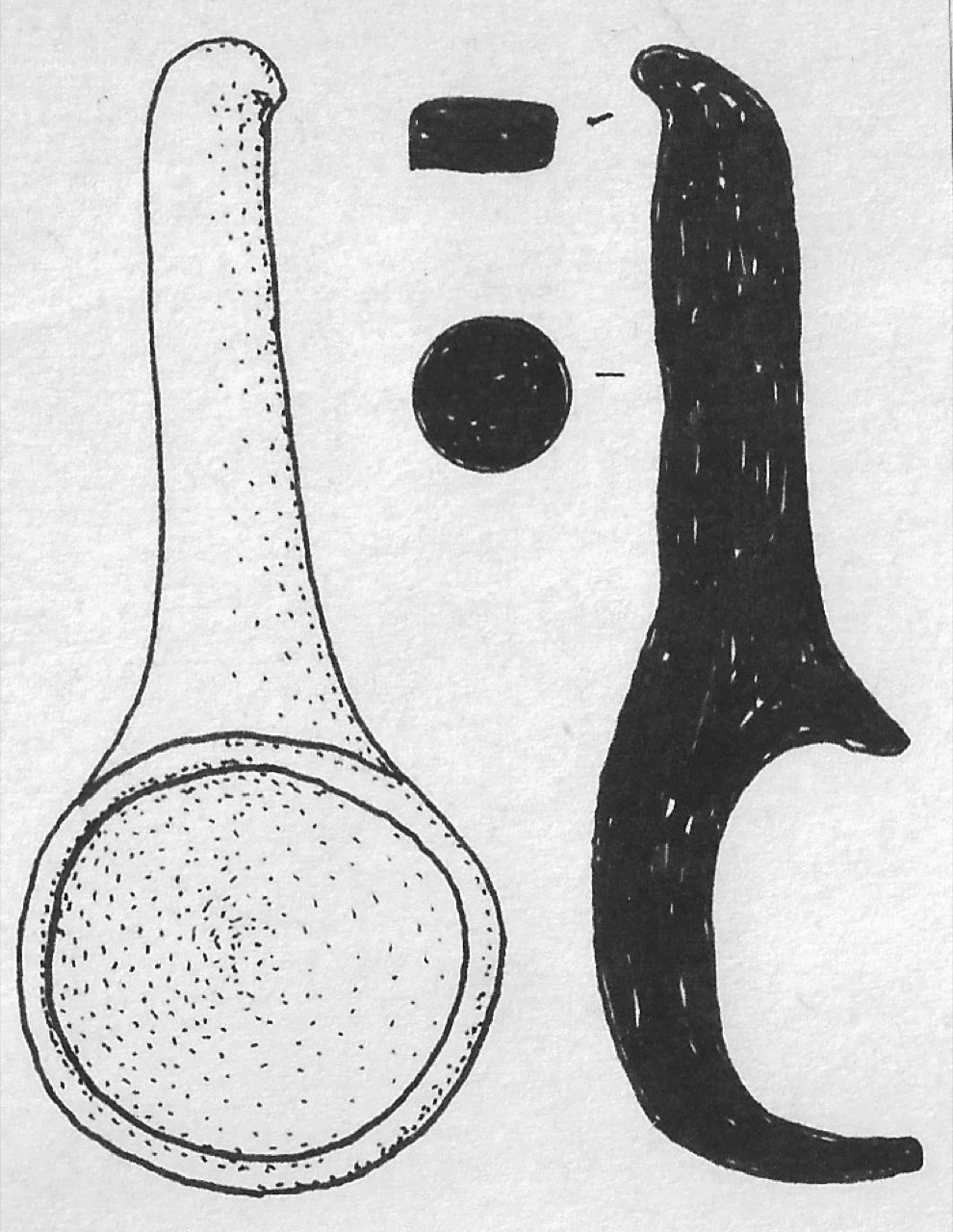 cucchiaio - Facies Terramara (Età del bronzo)