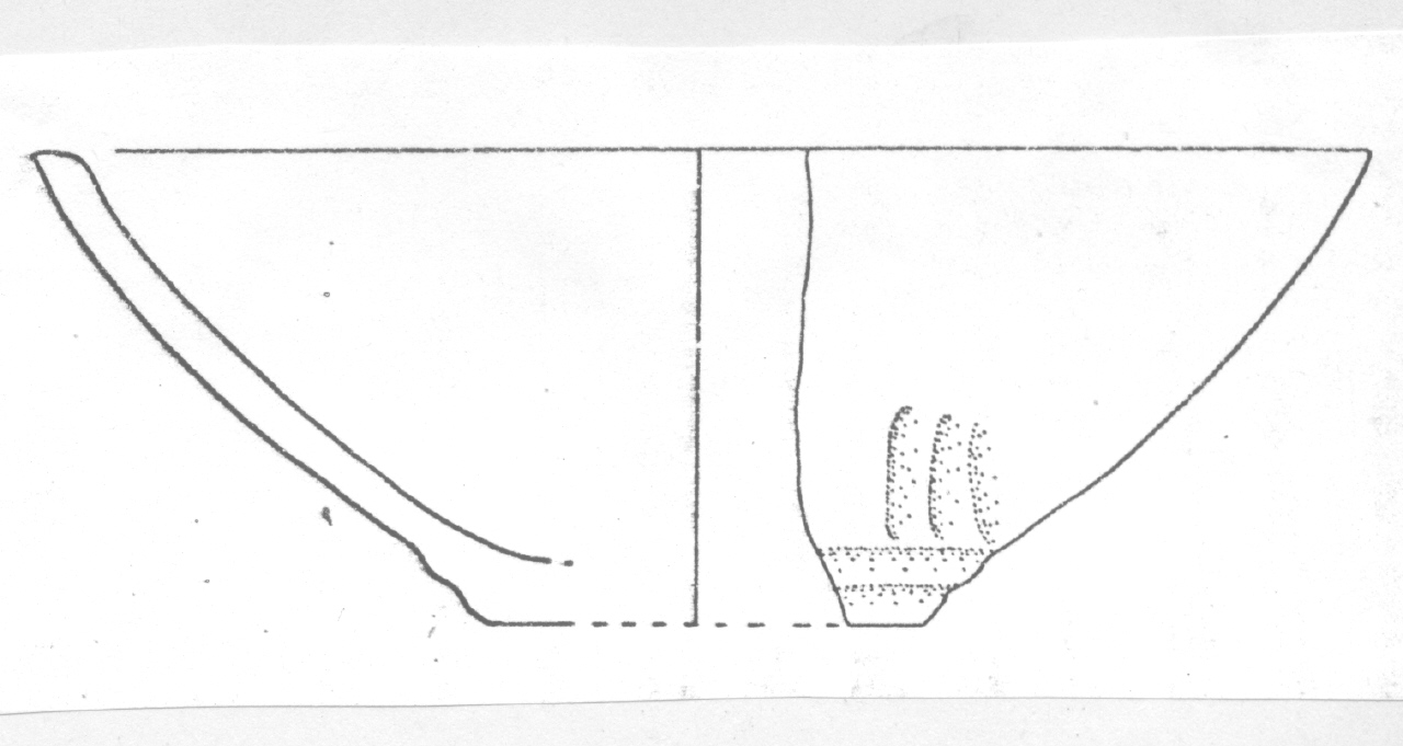 ciotola - Facies Terramara (Età del bronzo)