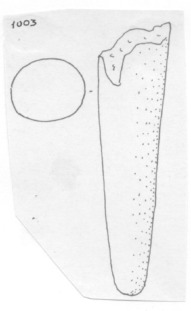 punteruolo - Facies Terramara (Età del bronzo)