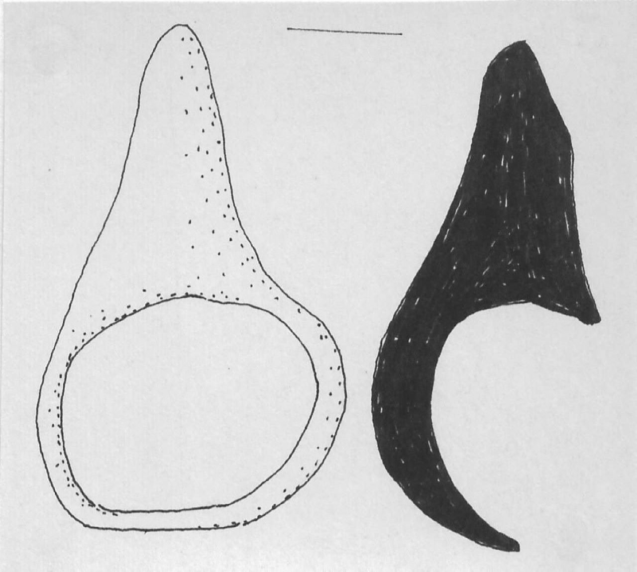 cucchiaio - Facies Terramara (Tardo Minoico II)