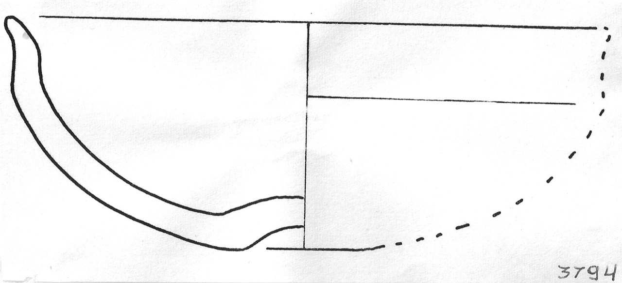 tazza - Facies Terramaricola (Età del Bronzo medio)