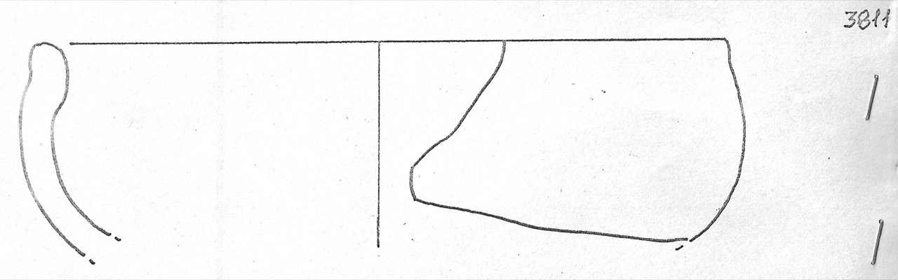 tazza - Facies Terramaricola (Età del bronzo)