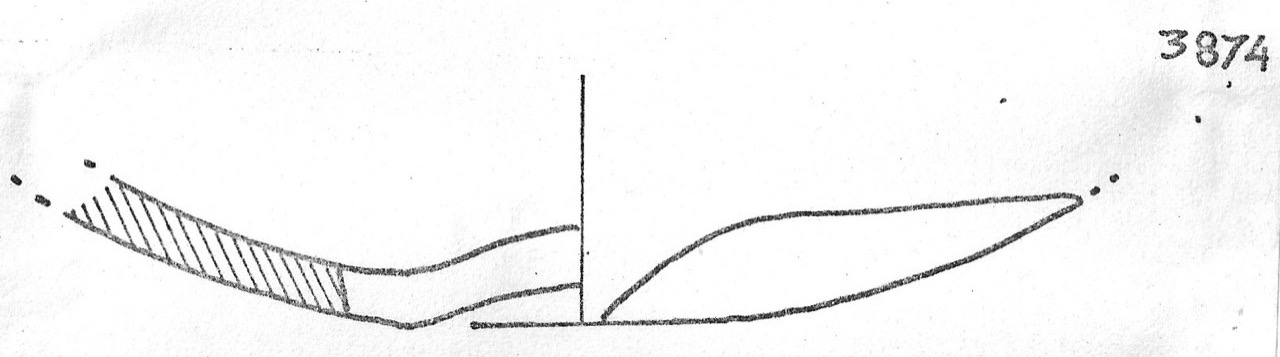 tazza/ fondo - Facies Terramaricola (Età del Bronzo medio)