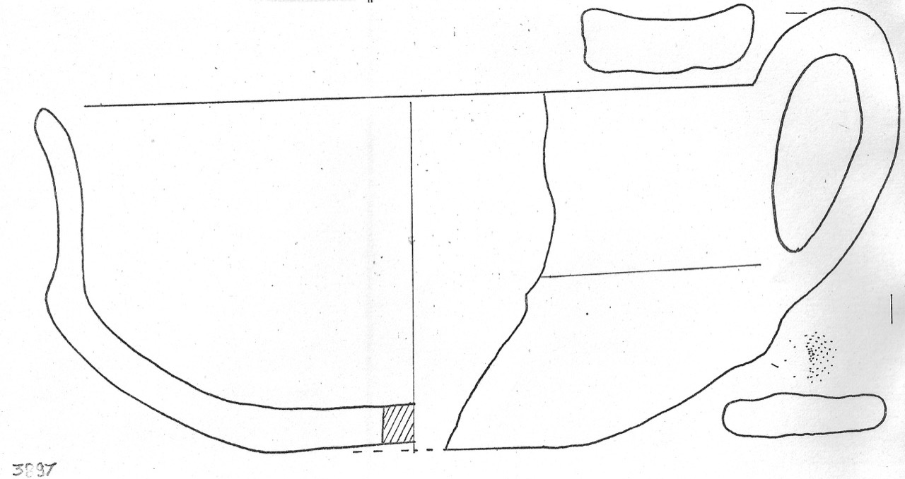 tazza - Facies Terramaricola (Età del bronzo)