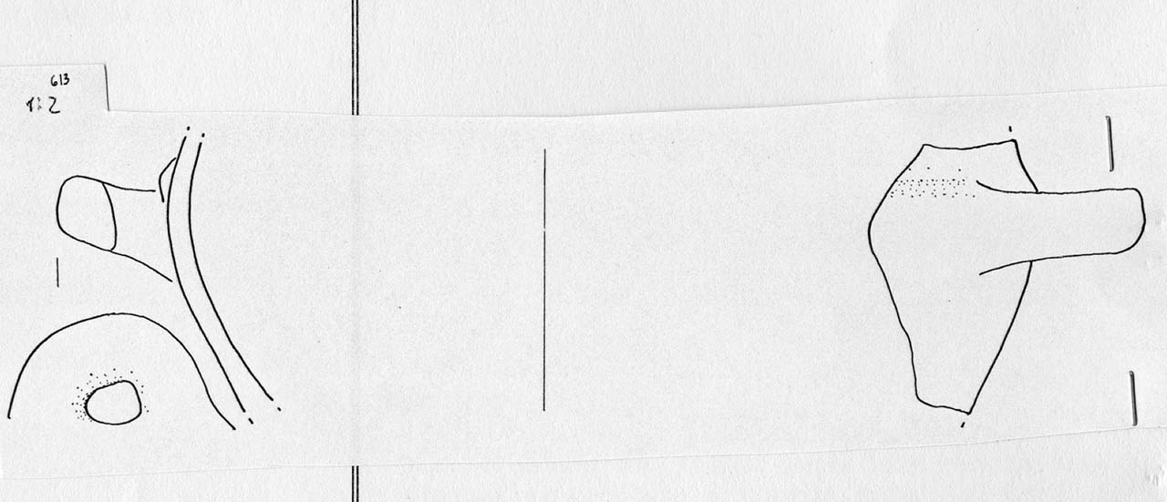 vaso/ biconico - Facies Terramara (Tardo Minoico II)