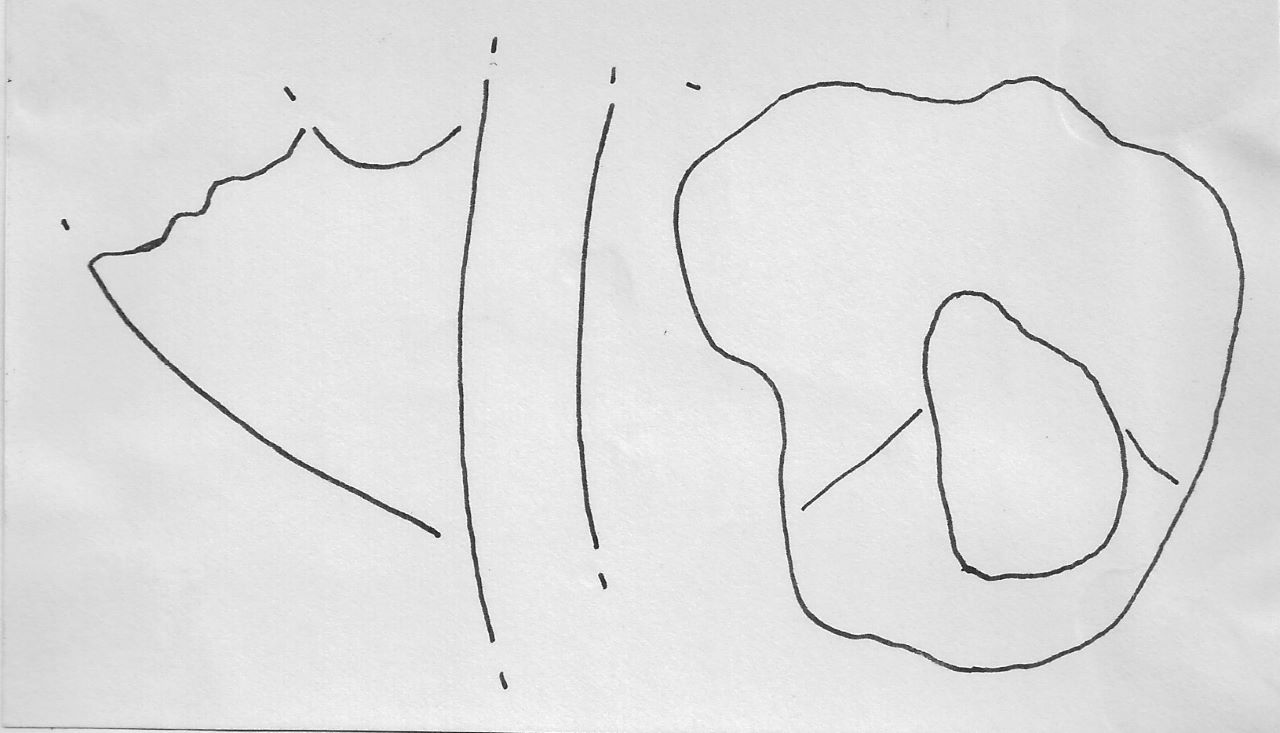 boccale/ ansa - Facies Terramara (Tardo Minoico II)