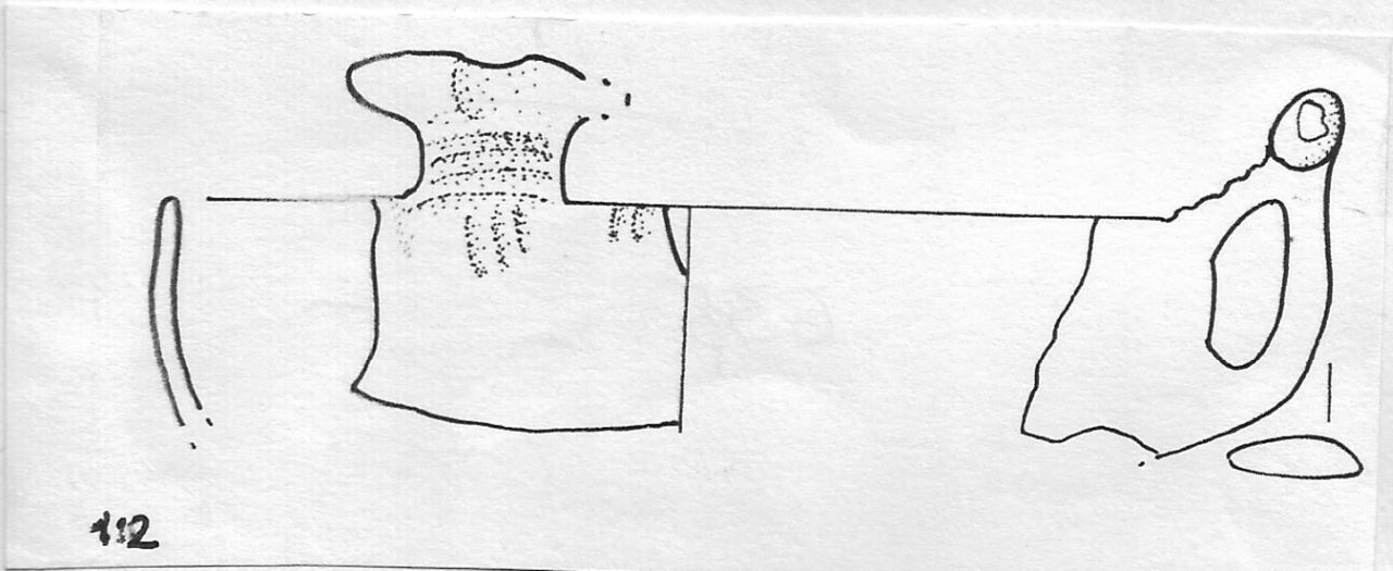 tazza - Facies Terramara (Tardo Minoico I)