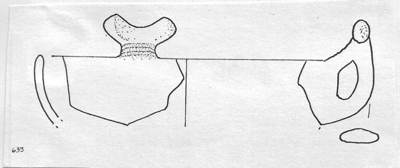 tazza - Facies Terramara (Tardo Minoico I)