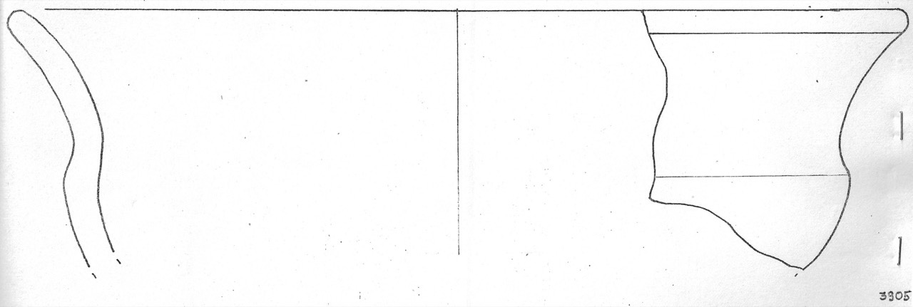 ciotola - Facies Terramaricola (Età del bronzo)