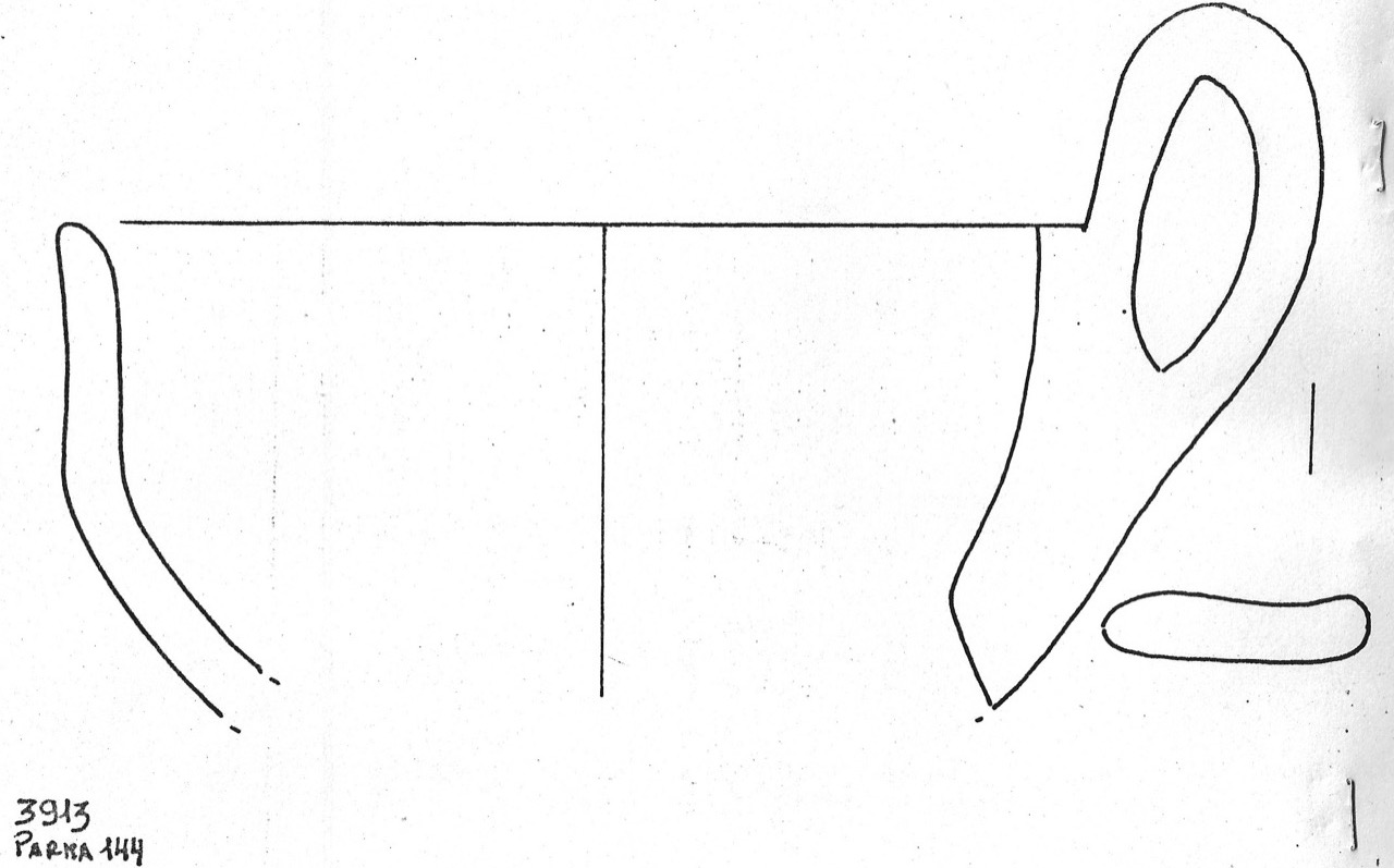 tazza - Facies Terramaricola (Età del Bronzo finale)