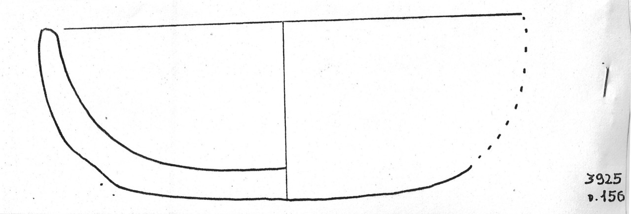 ciotola - Facies Terramaricola (Età del Bronzo finale)