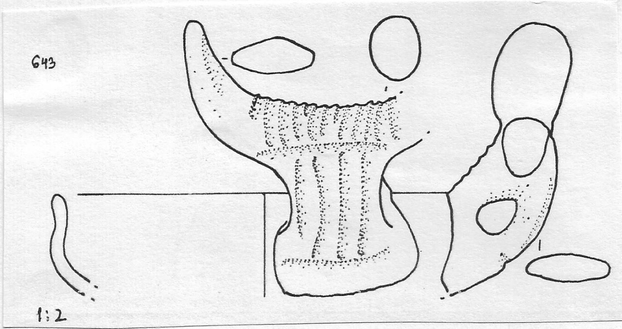 tazza - Facies Terramara (Tardo Minoico I-II)