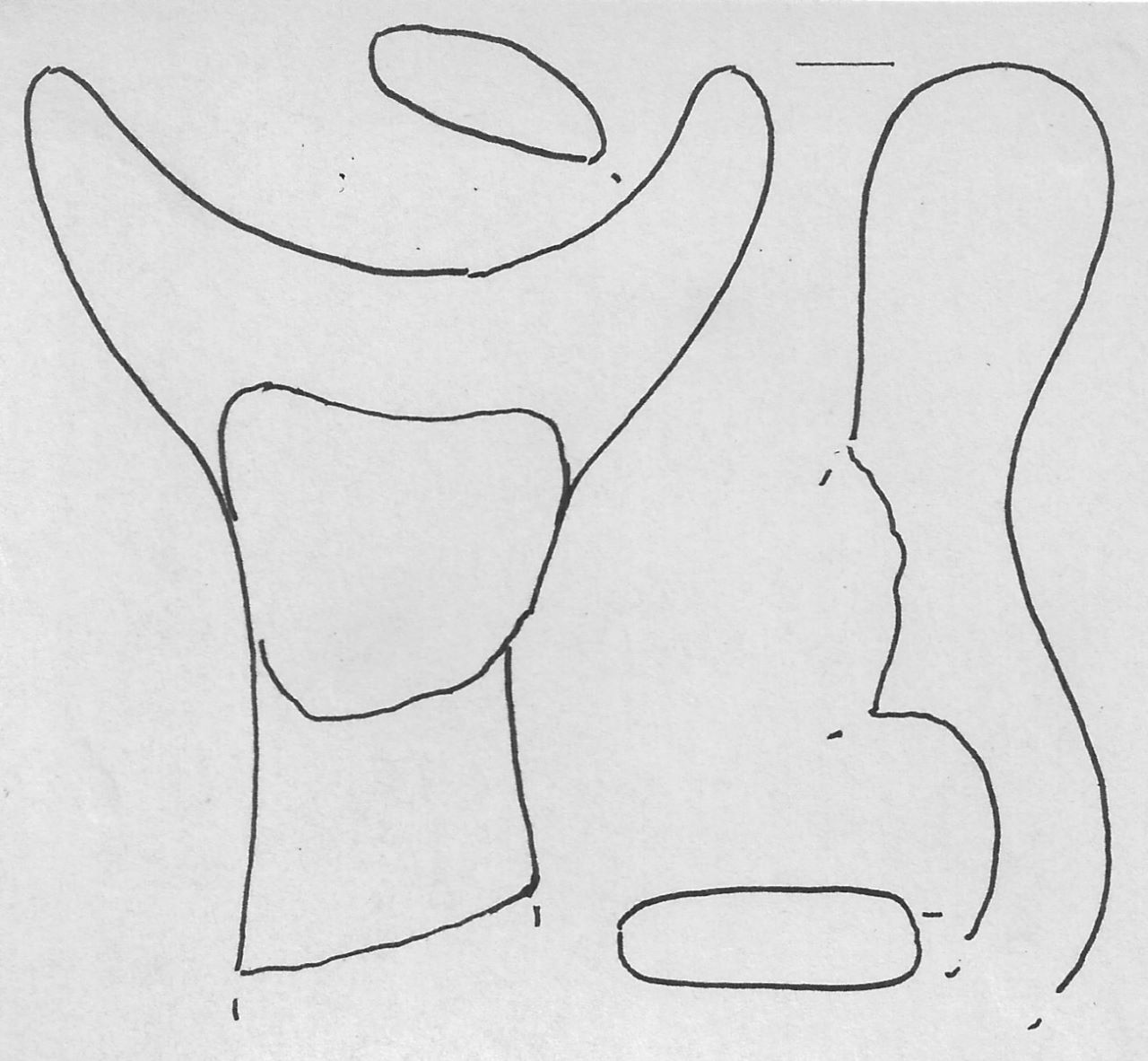 tazza/ ansa - Facies Terramara (Tardo Minoico II)