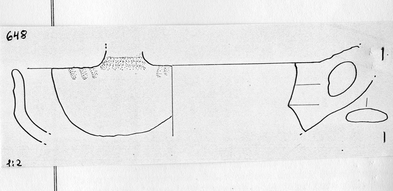 tazza carenata - Facies Terramara (Tardo Minoico I)