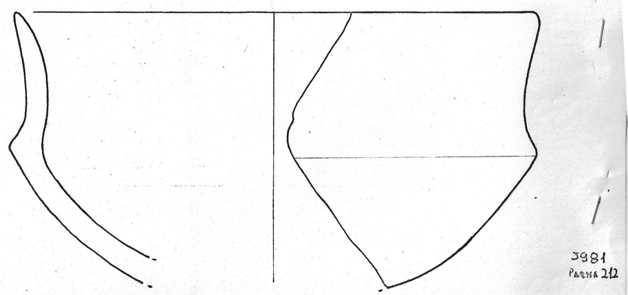 tazza - Facies Terramaricola (Età del bronzo)