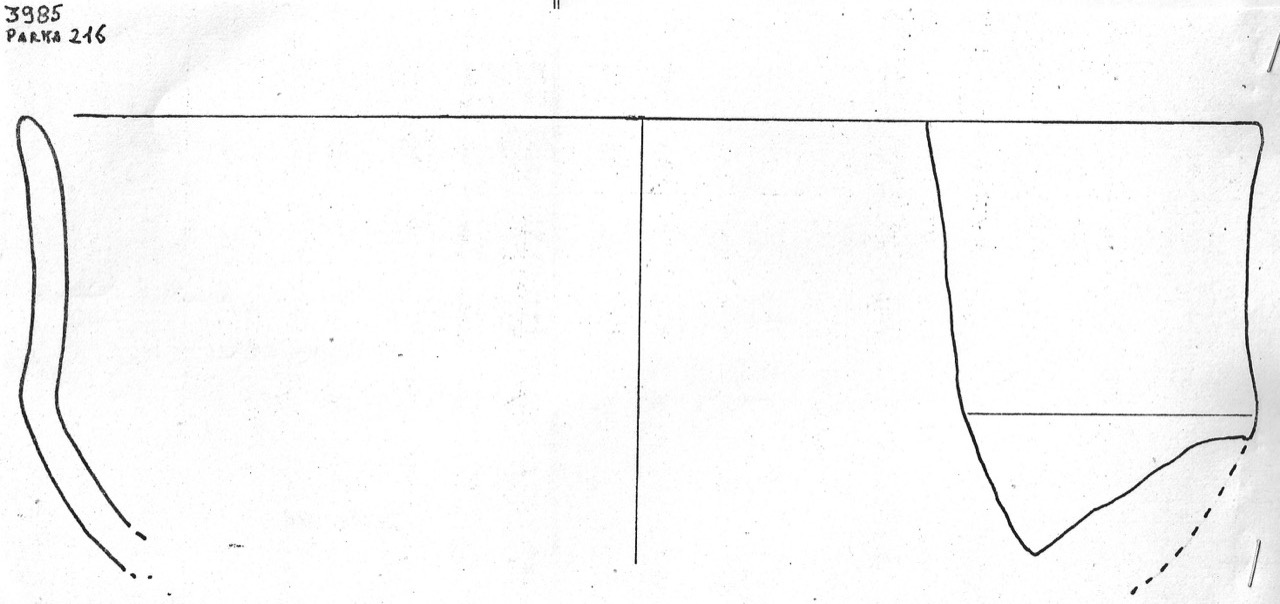 tazza - Facies Terramaricola (Età del bronzo)