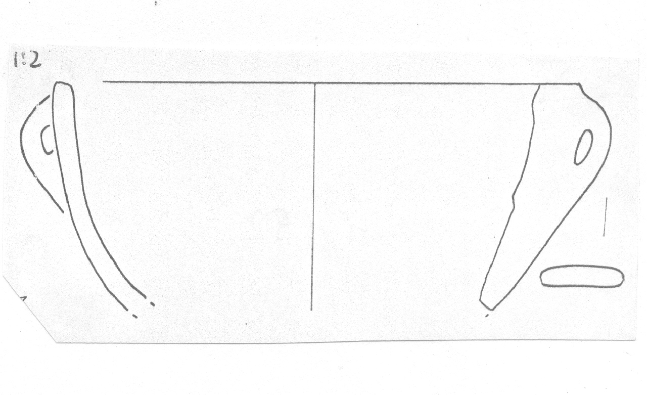 ciotola - Facies Terramara (Età del bronzo)