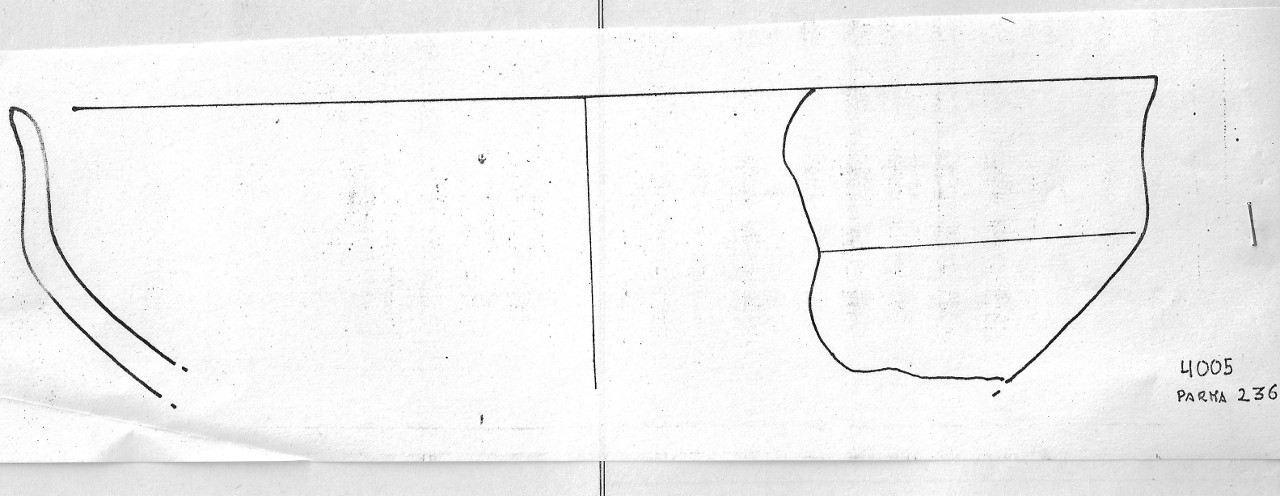 tazza - Facies Terramaricola (Età del bronzo)