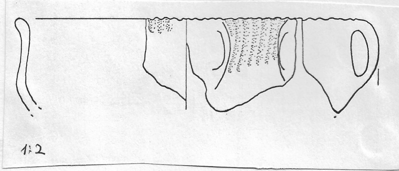 tazza - Facies Terramara (Tardo Minoico I)